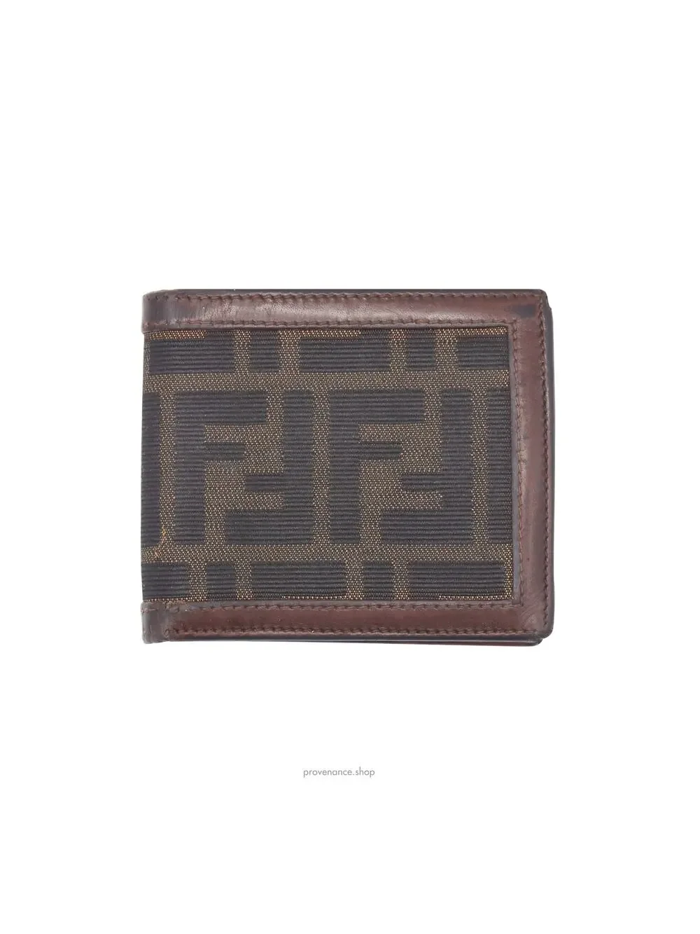 🔴 Fendi ID Bifold Wallet - FF Zucca